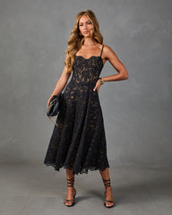 Sweet Reverie Lace Midi Dress