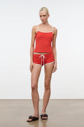 Cleo Tankini Top | Tomato