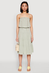 Almost Famous High Waist Tiered Skirt
