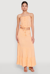 Almost Famous High Waist Tiered Skirt
