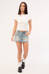 Abrand 99 Low Mini Skirt Caitlin