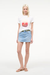 Crew Neck T Shirt | California Sunset