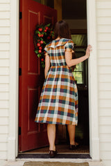 Alice Dress in Maize Gingham