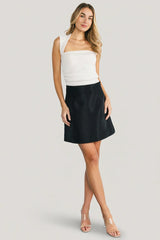 Anne Mini Skirt | Black
