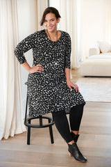 Belle Wooly Knit Dress - Greydot