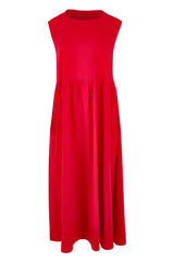 A Cloudless Day Dress - Red
