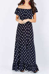 Dance With Me Maxi Dress - Navy
