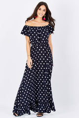 Dance With Me Maxi Dress - Navy