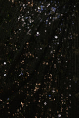 Belinda Dress in Black Sequin