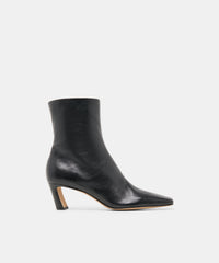 NESLY BOOTIES BLACK LEATHER