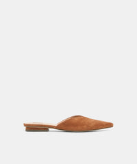 ELM FLATS BROWN SUEDE