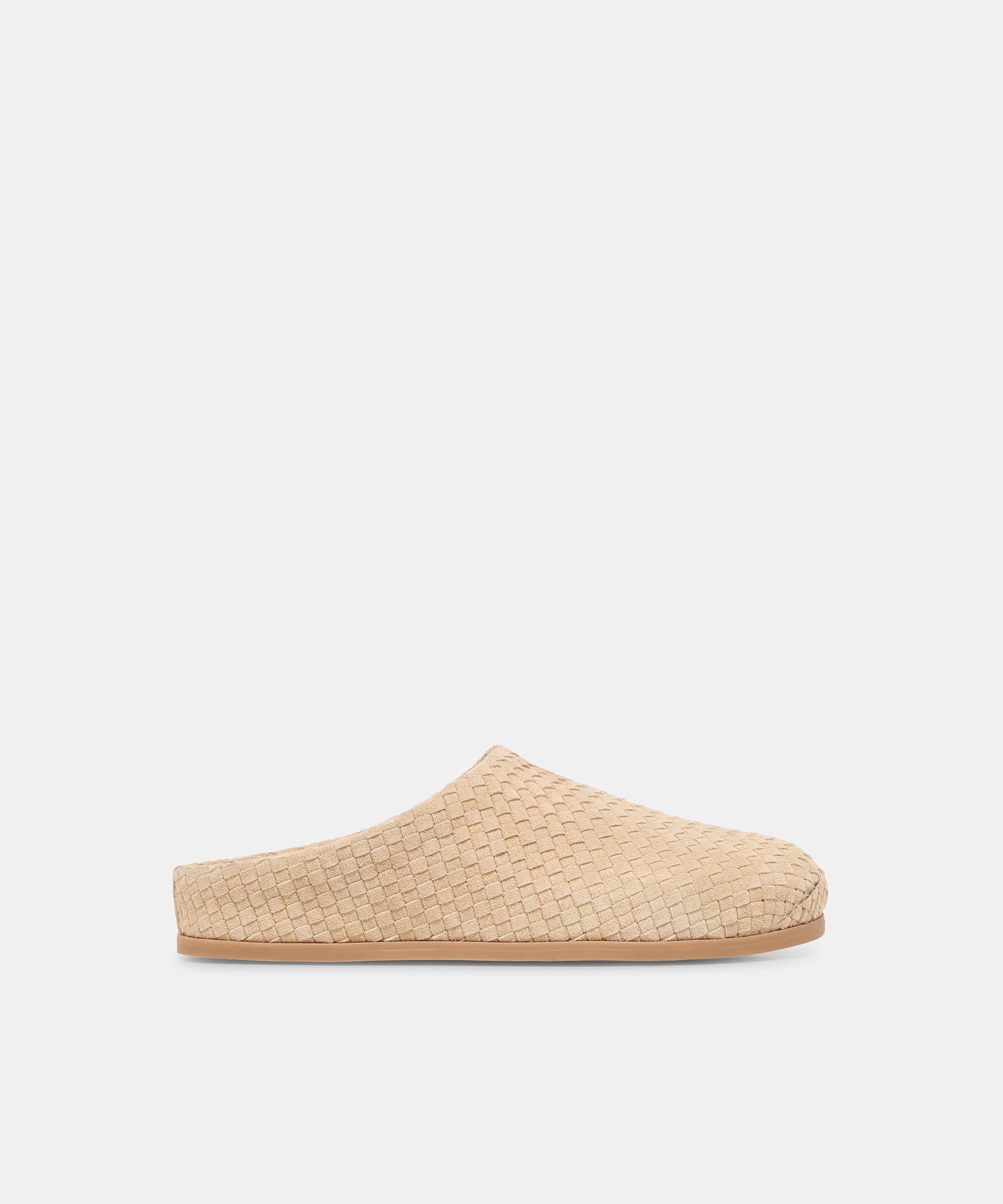 JUDITH WOVEN FLATS CAMEL WOVEN SUEDE