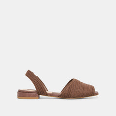 MARZY SANDALS COCOA RAFFIA