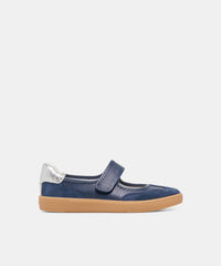 NANET SNEAKERS DK NAVY LEATHER
