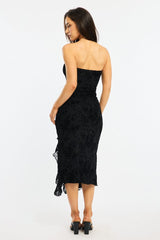 Black Black Bodycon Dress Lace Mini