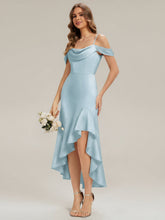 ever BREE|Satin Spaghetti strap Sleeve Mermaid Bridesmaid Dress