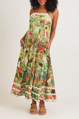 Cecilla Strappy Dress - Print