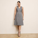 Jaycie Easy Dress - Cotton Viscose :: Harbor Blue