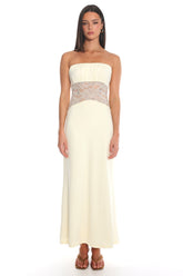 Kylana Strapless Maxi Dress Butter