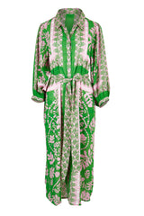 Carara Buttoned Midi - Green