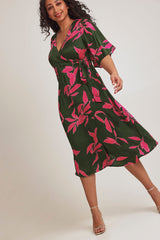 Ailin Wrap Dress - Vividflora