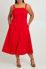 Carmen Dress - Flame