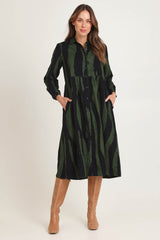 Cotton Midi Collar Dress – Congo