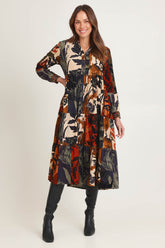 Cotton Midi Collar Dress – Dagomba