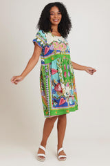 Boxy Cotton Dress - Santafe