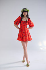Like Strawberries Mini Day Dress