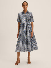 Checkers Shirt Dress