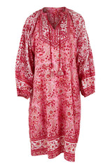 Cottesloe Beach Cotton Shift Dress - Pink