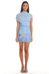 Iris Ombré Bodycon Mini Dress Lavender