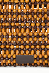 Baja Mini Tote | Multi Wood Beads