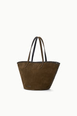 Caro Bucket Bag | Truffle Suede