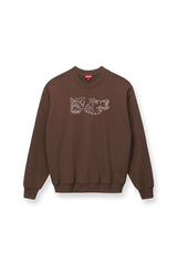 Custom Staud X C.Bonz Oversized Sweatshirt | Brown