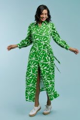 Abby Shirt Dress - Zinnia