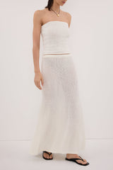 ALTHEA OFF WHITE MAXI SKIRT