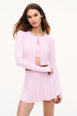 Tiffy Velvet Flock Bow Active Skirt