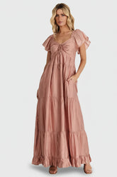 Agatha Maxi Dress | Dusty Mauve