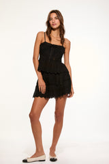Nerina Cotton Lace Mini Skirt