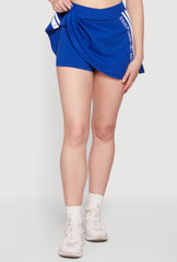 Active Queen Graphic Print Skirt with Shorts Lining