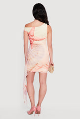 Almost Famous Starfish and Seashell Print Mini Dress