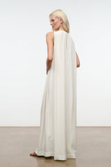 Dalia Silk Dress | Ivory