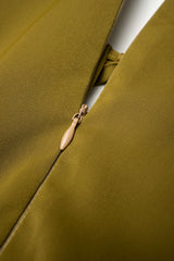 Solid Ruched Tie-Up Long Sleeve Mini Dress