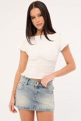 Abrand 99 Low Mini Skirt Caitlin