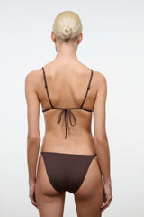 Alexis Bikini Top | Dark Chocolate