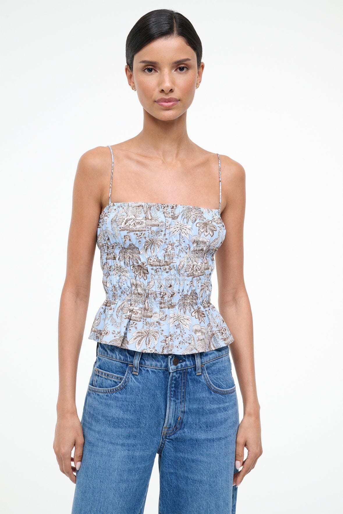 Ayla Top | Sky Toile
