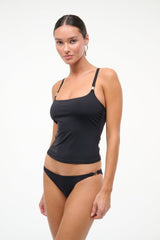 Cleo Tankini Top | Black
