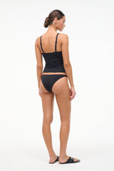 Cleo Tankini Top | Black